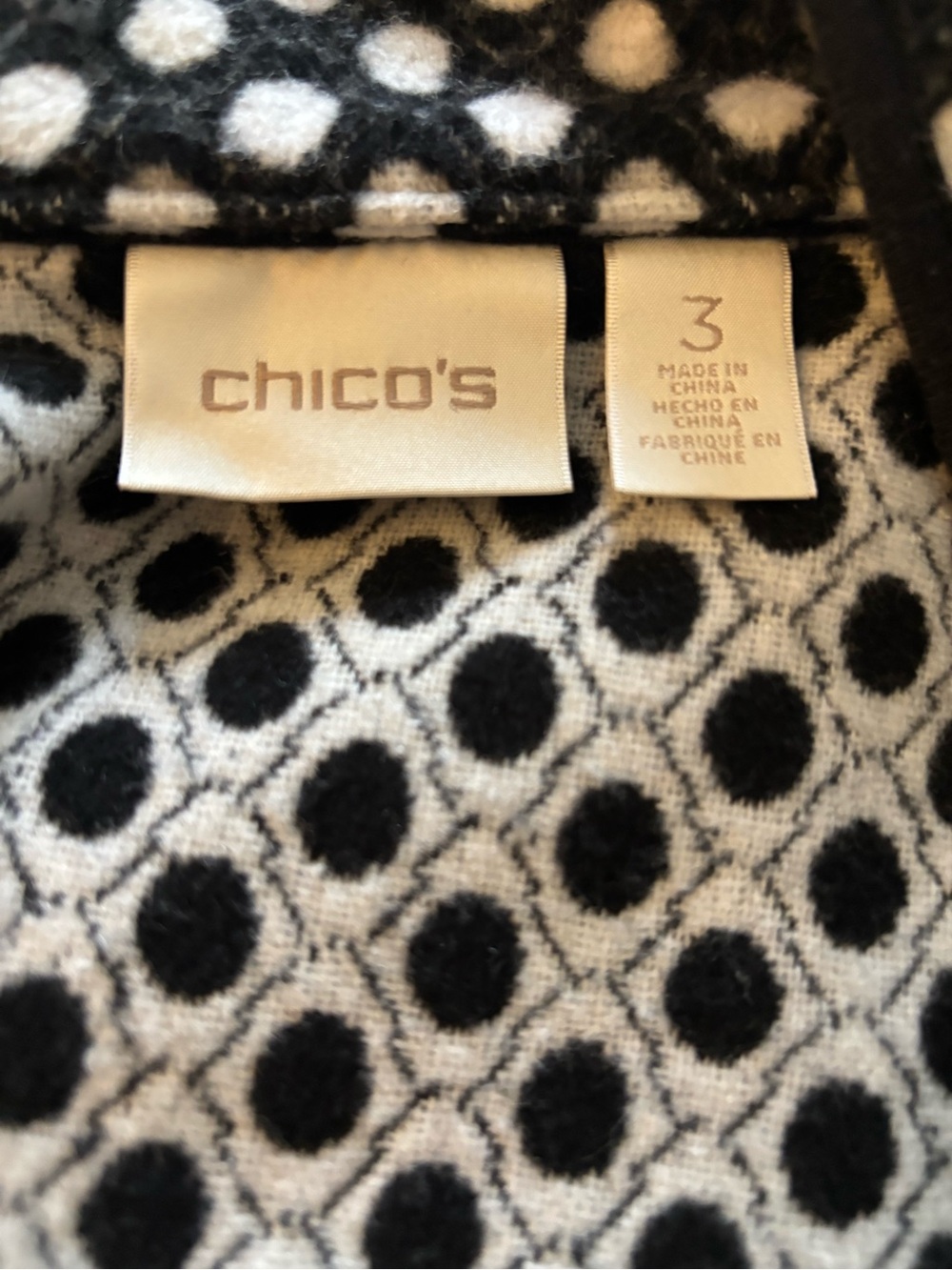 NWOT Chico’s 3/4 Sleeve Jacket - Picture 4 of 7